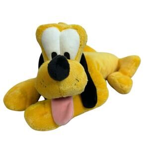 Disney Parks Exclusive Authentic Original Pluto Dog Plush 12 inch Lays Flat
